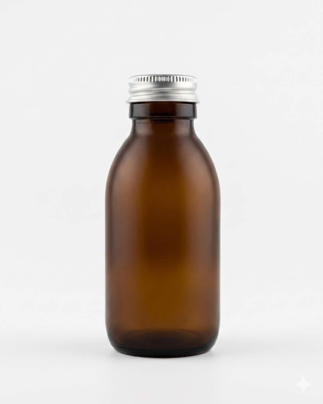 Amber Glass Bottles with Aluminium Screw Cap