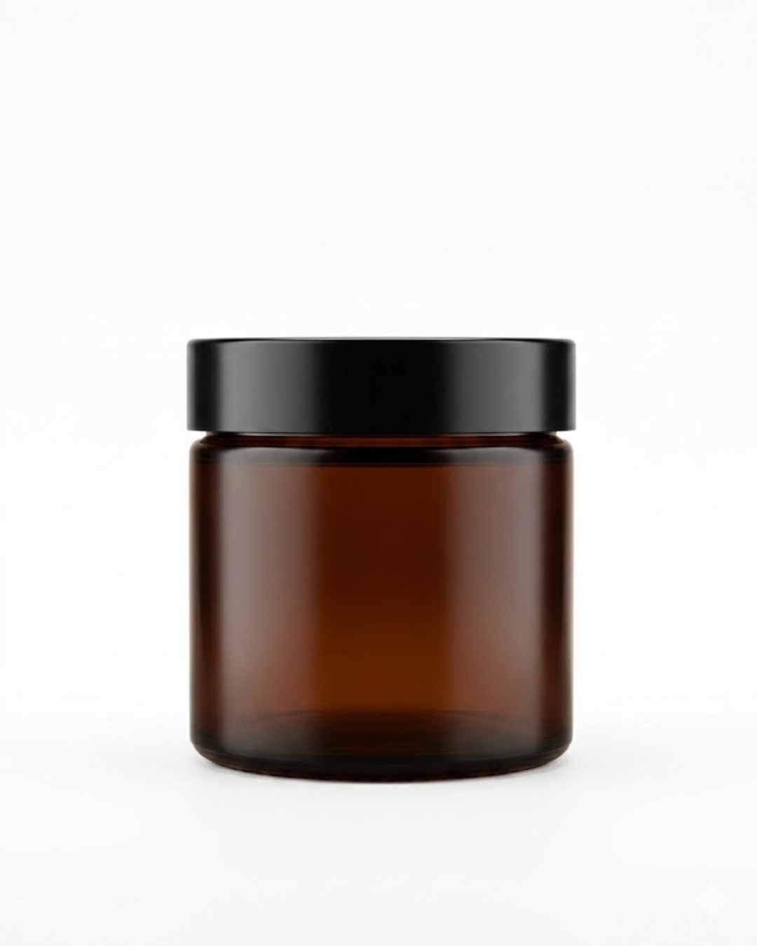 Amber Glass Jars