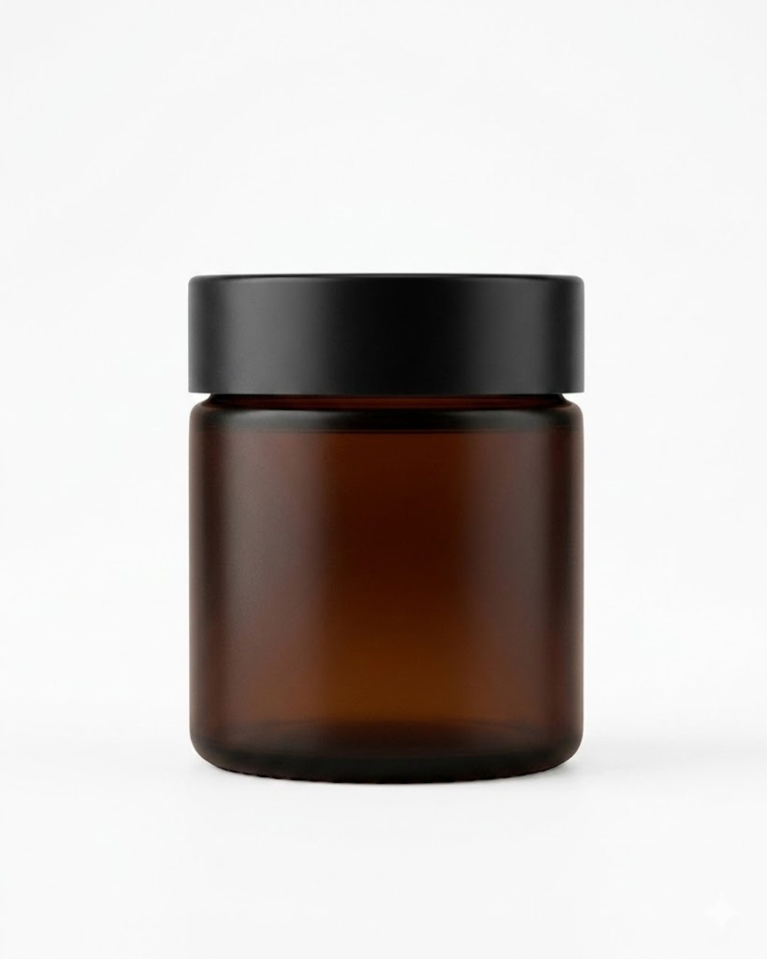Amber Glass Jars