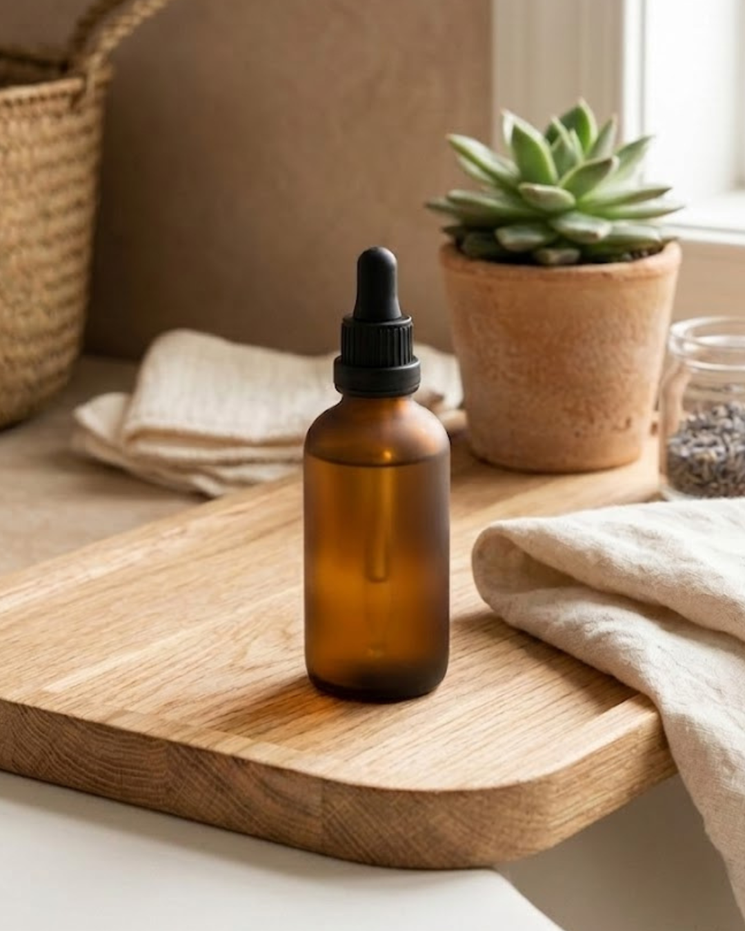 Amber Glass Bottles with Pipette Cap
