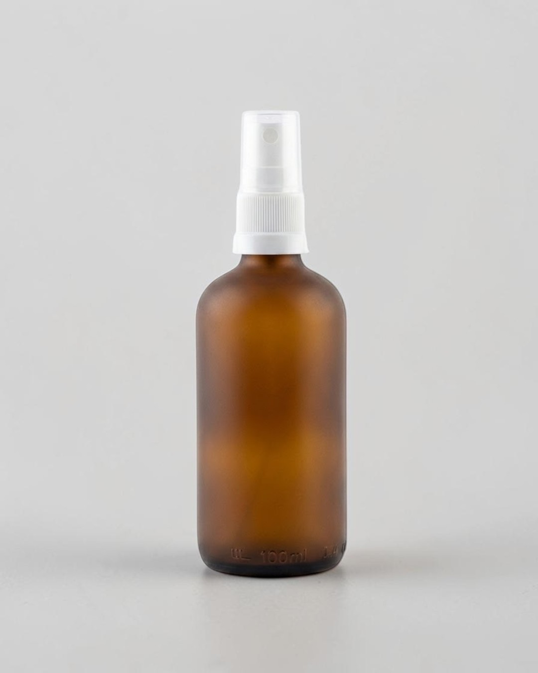 Amber Glass Bottle with Atomiser Top
