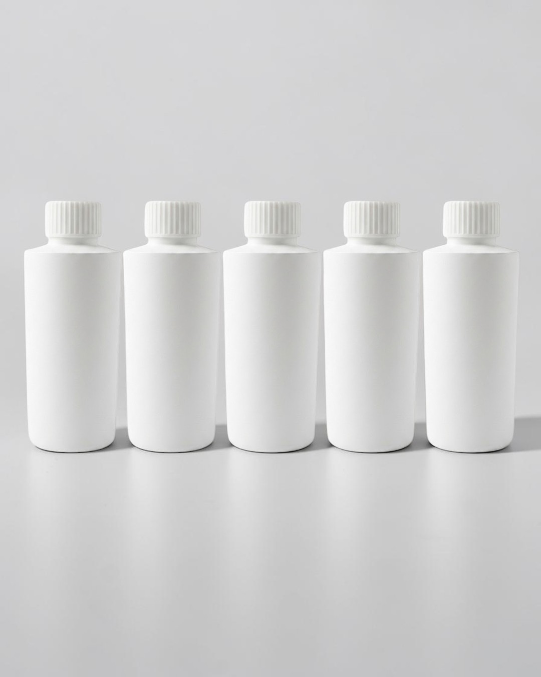 White Eco Bottles with screw cap
