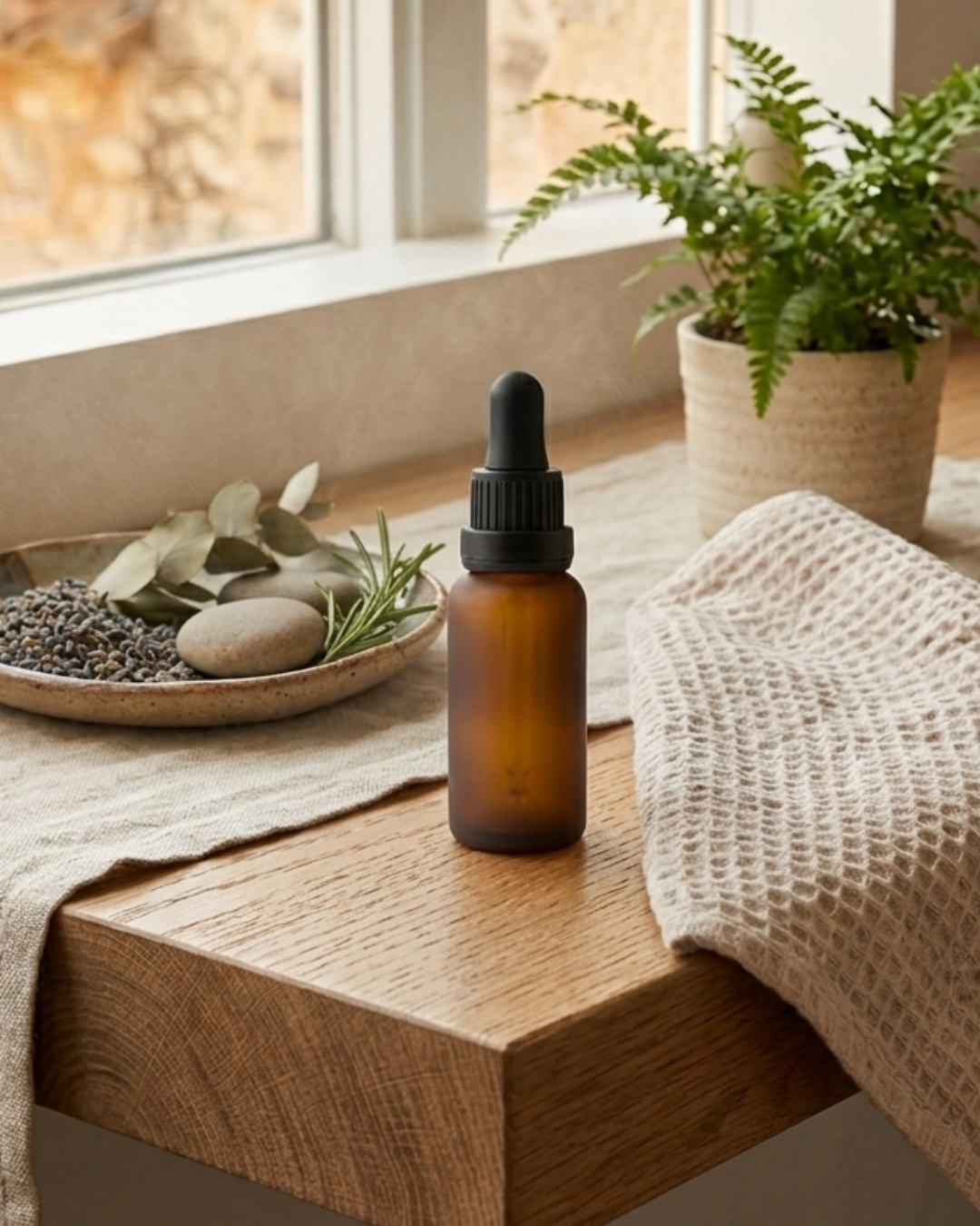 Amber Glass Bottles with Pipette Cap