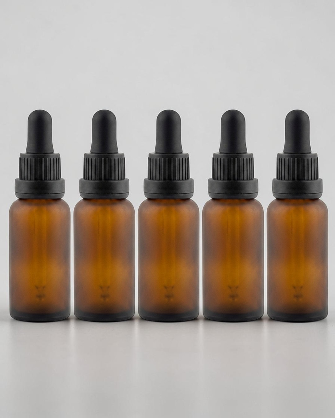 Amber Glass Bottles with Pipette Cap