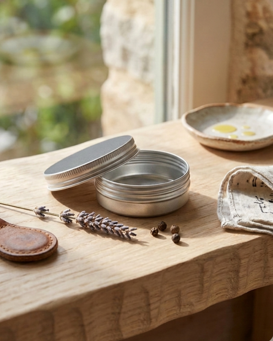 Aluminium Jar with Lid