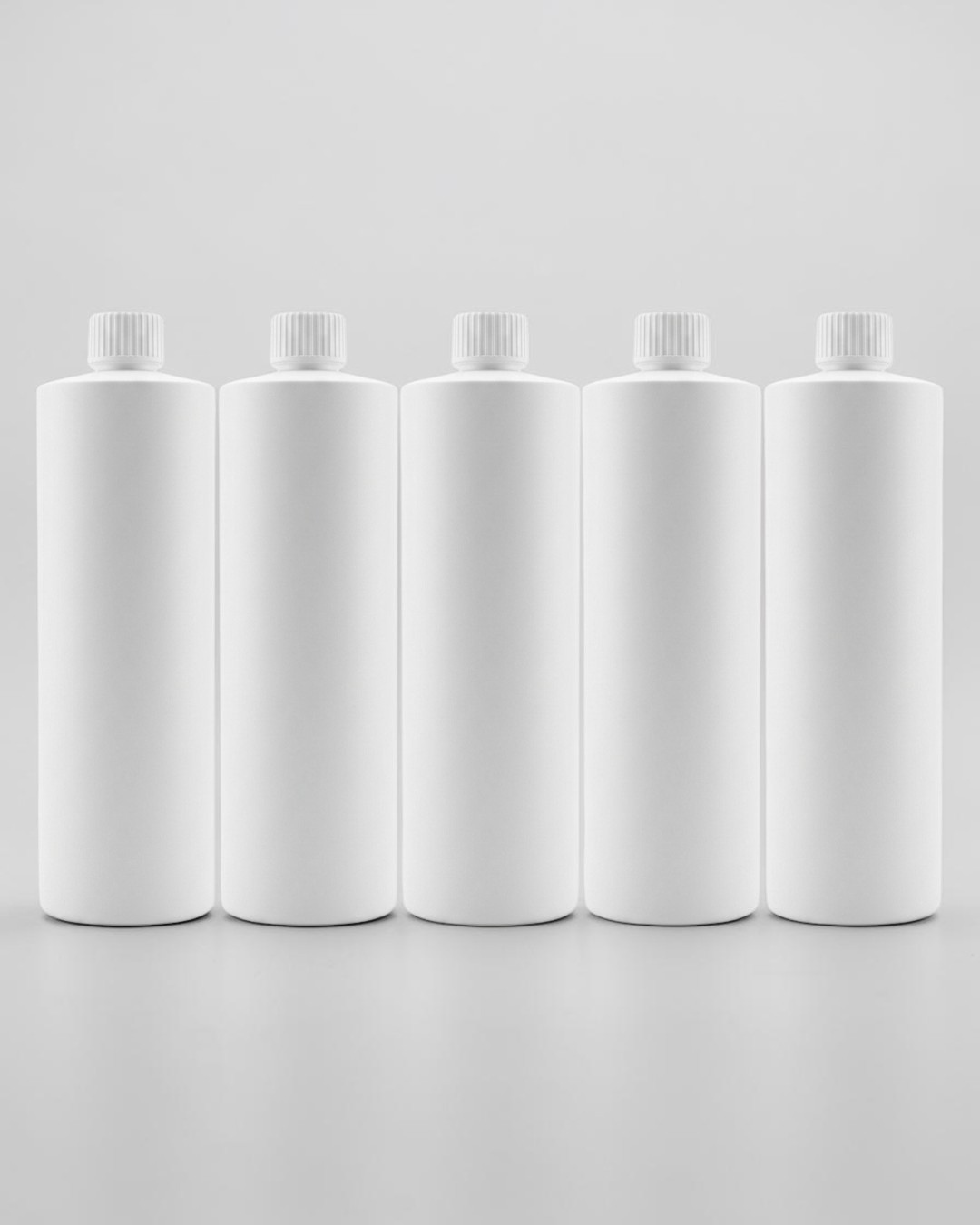 White Eco Bottles with screw cap