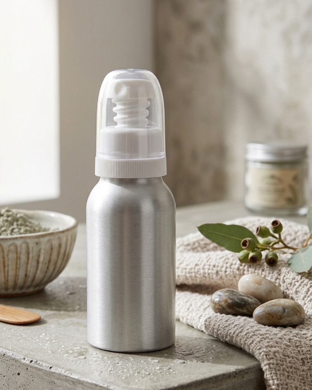 Aluminium Bottles with Atomiser