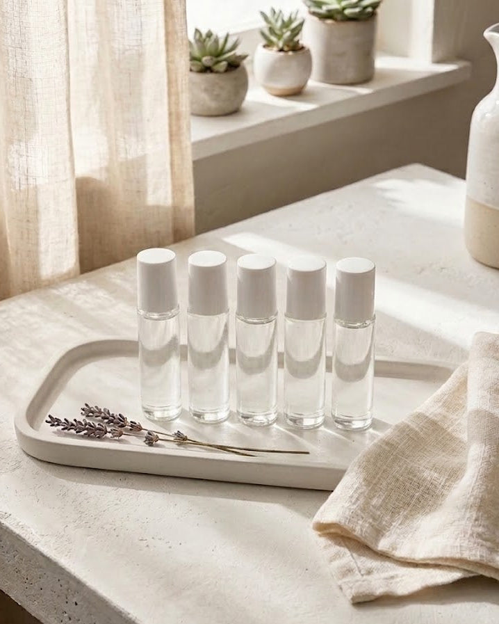 Roller Ball Glass Bottles (Pack of 5)