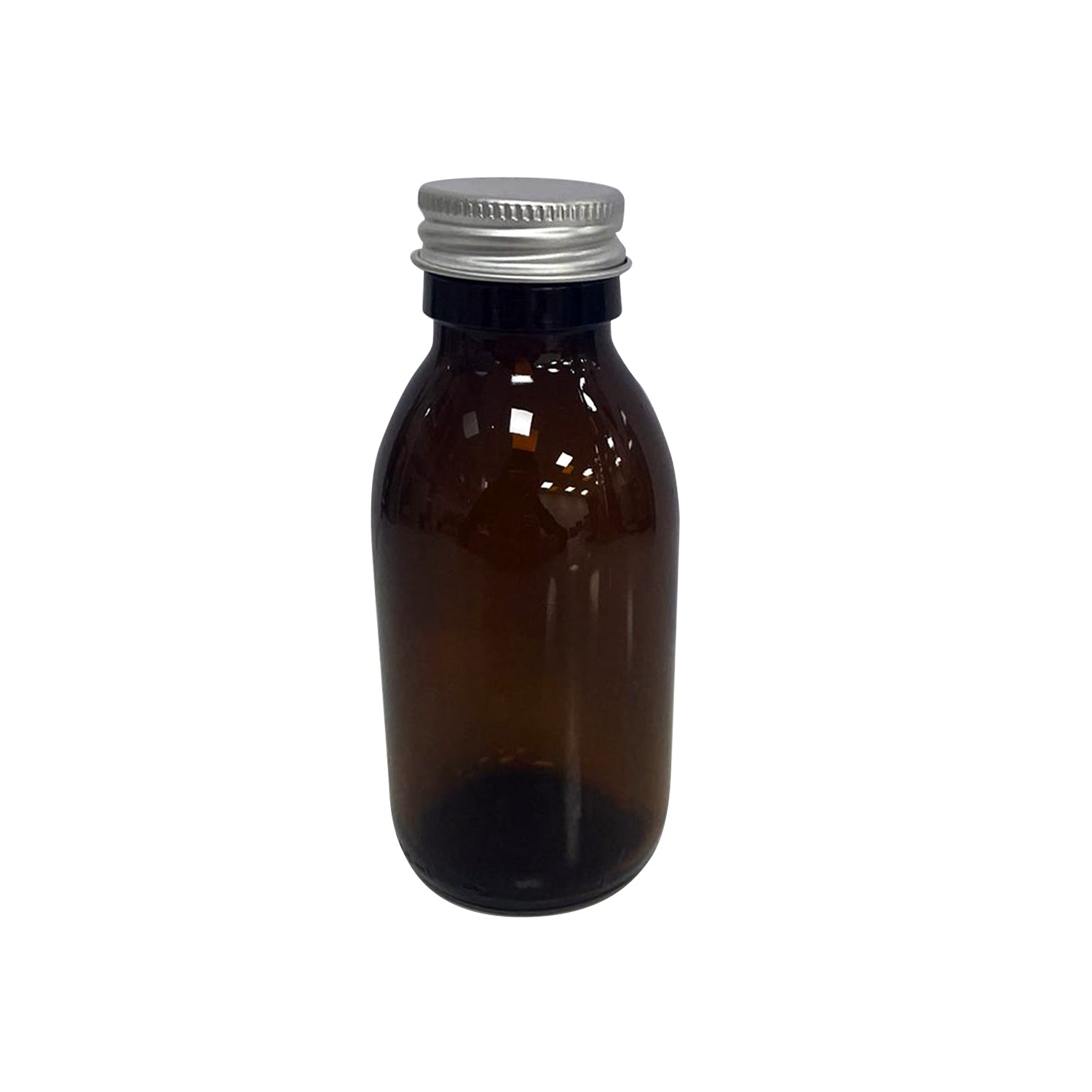 Amber Glass Bottles with Aluminium Screw Cap