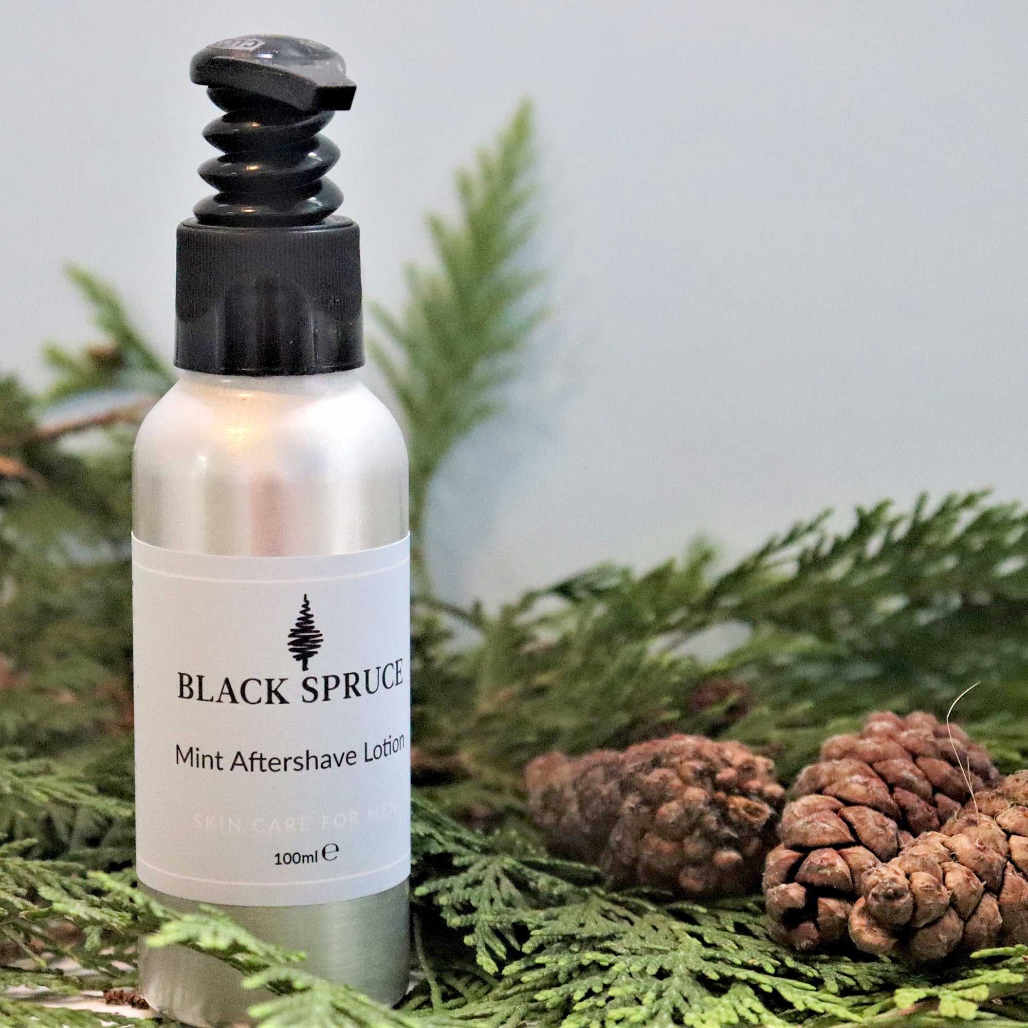 Black Spruce Mint Aftershave Lotion 100ml