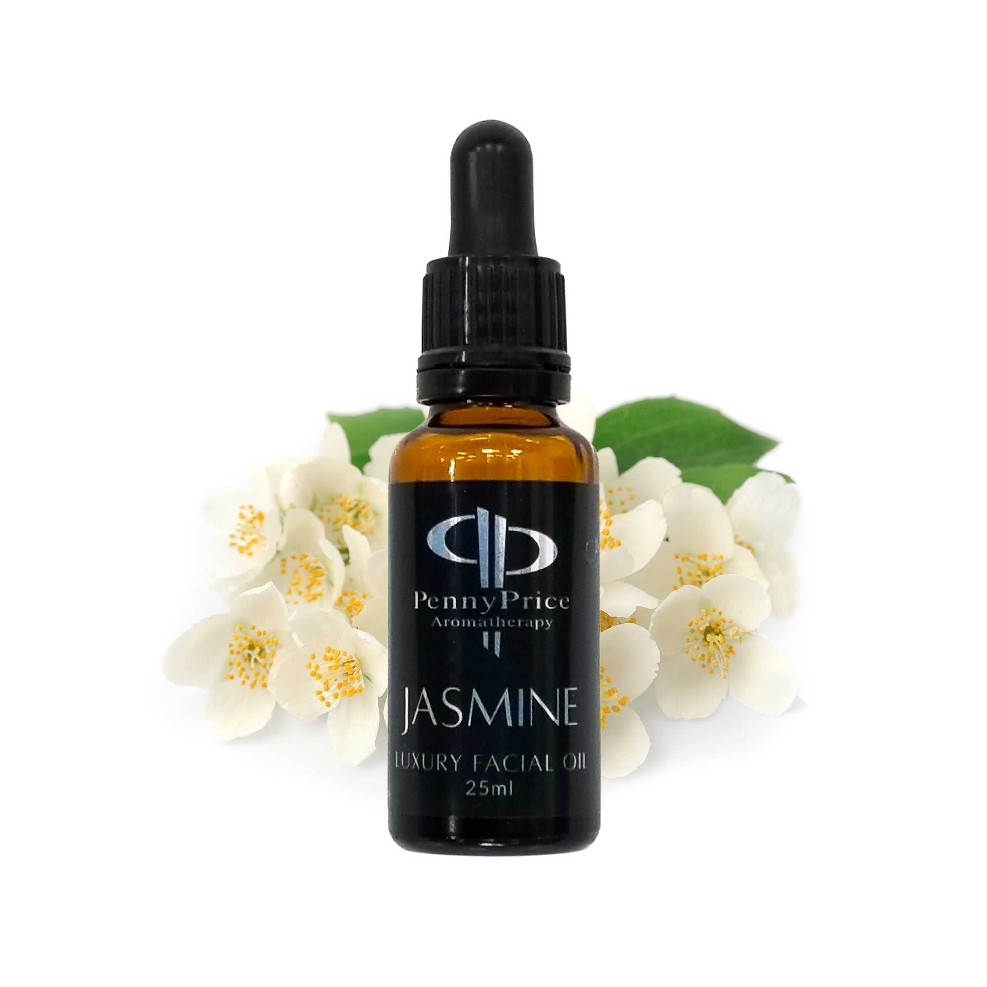Jasmine Luxury Facial Oil with flower